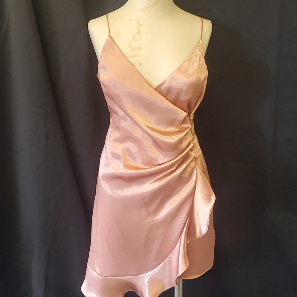 Beautiful 💗 Pink Silk Topshop Dress